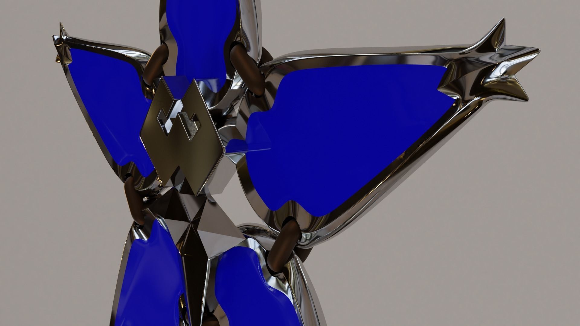 Kingdom Hearts - Aqua Wayfinder 3D model 3D printable | CGTrader