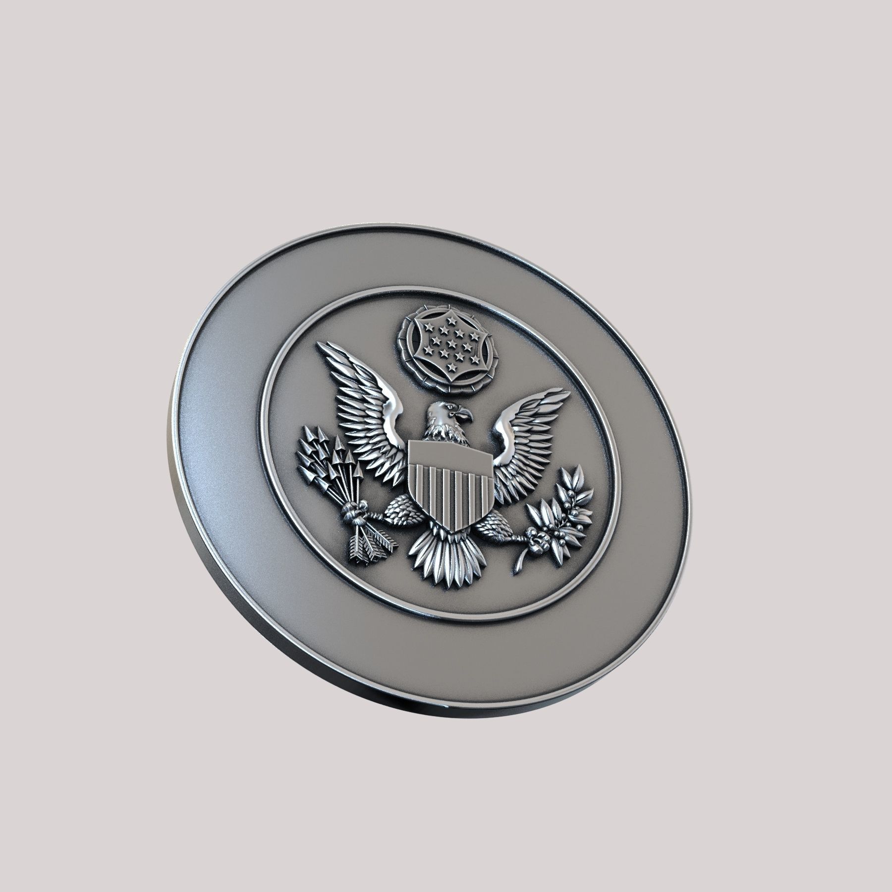 US GREAT SEAL 3D model 3D printable | CGTrader