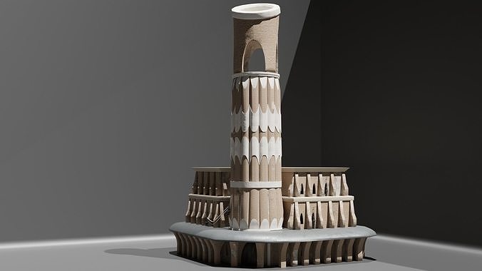 3D model Ferrix Belltower VR / AR / low-poly | CGTrader