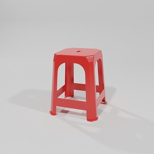 Plastic chair 3D model CGTrader