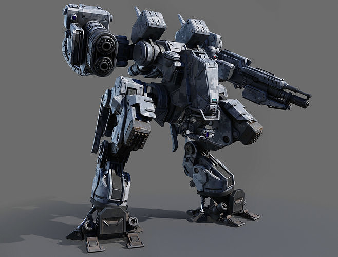 Futuristic Battle Robots