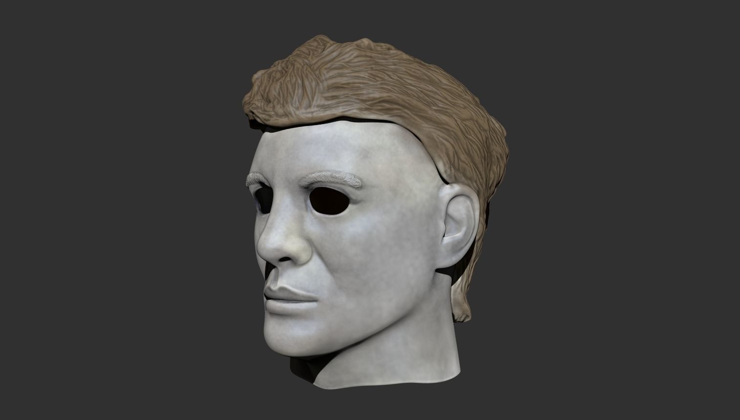 Michael Myers mask 3D model 3D printable CGTrader