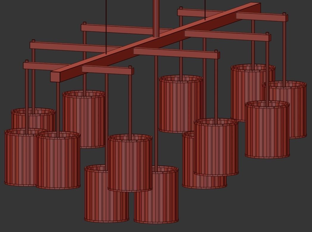 Flute Beam 3D model CGTrader