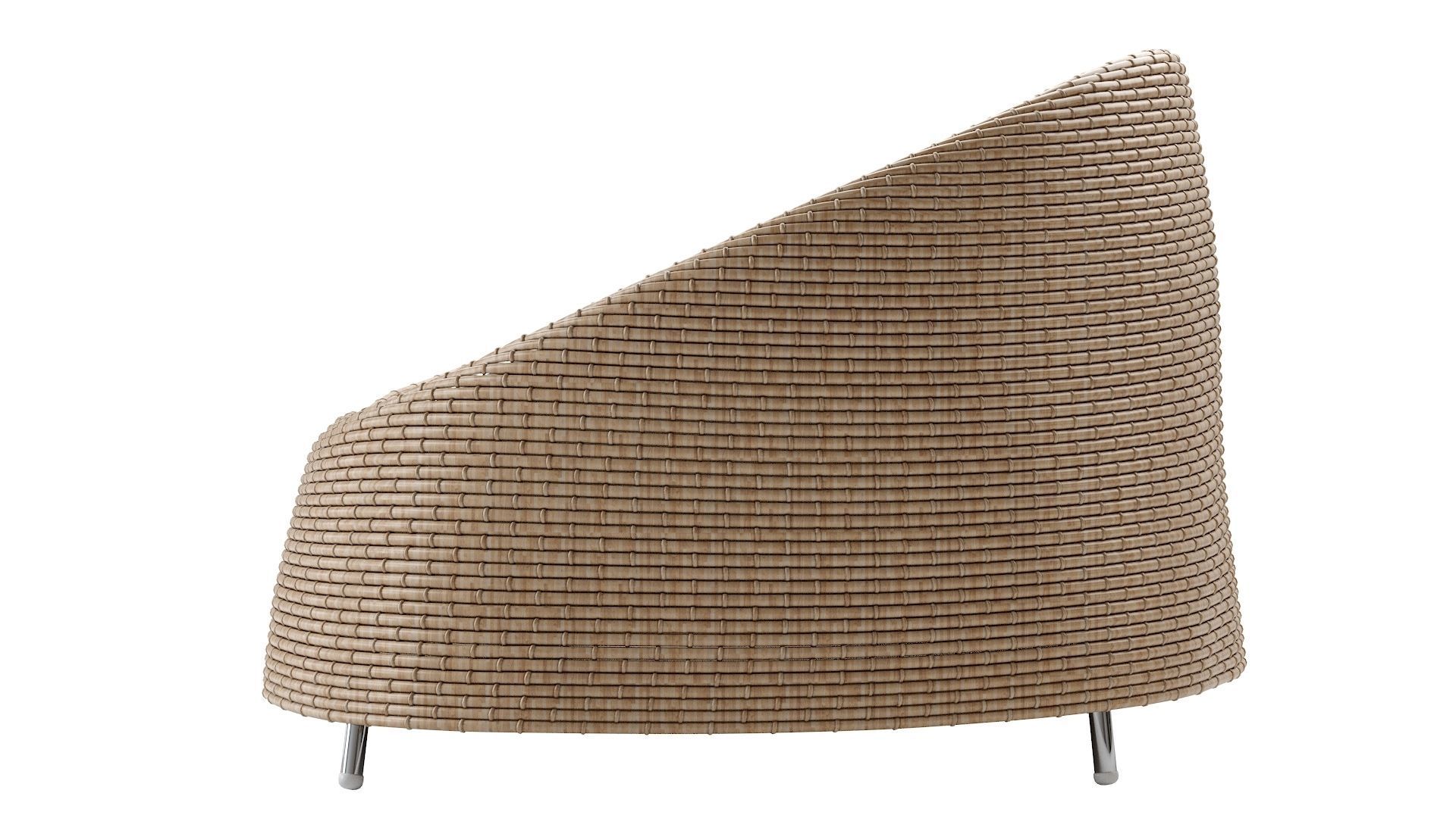 Paola Lenti Afra Outdoor Chair 3D model CGTrader