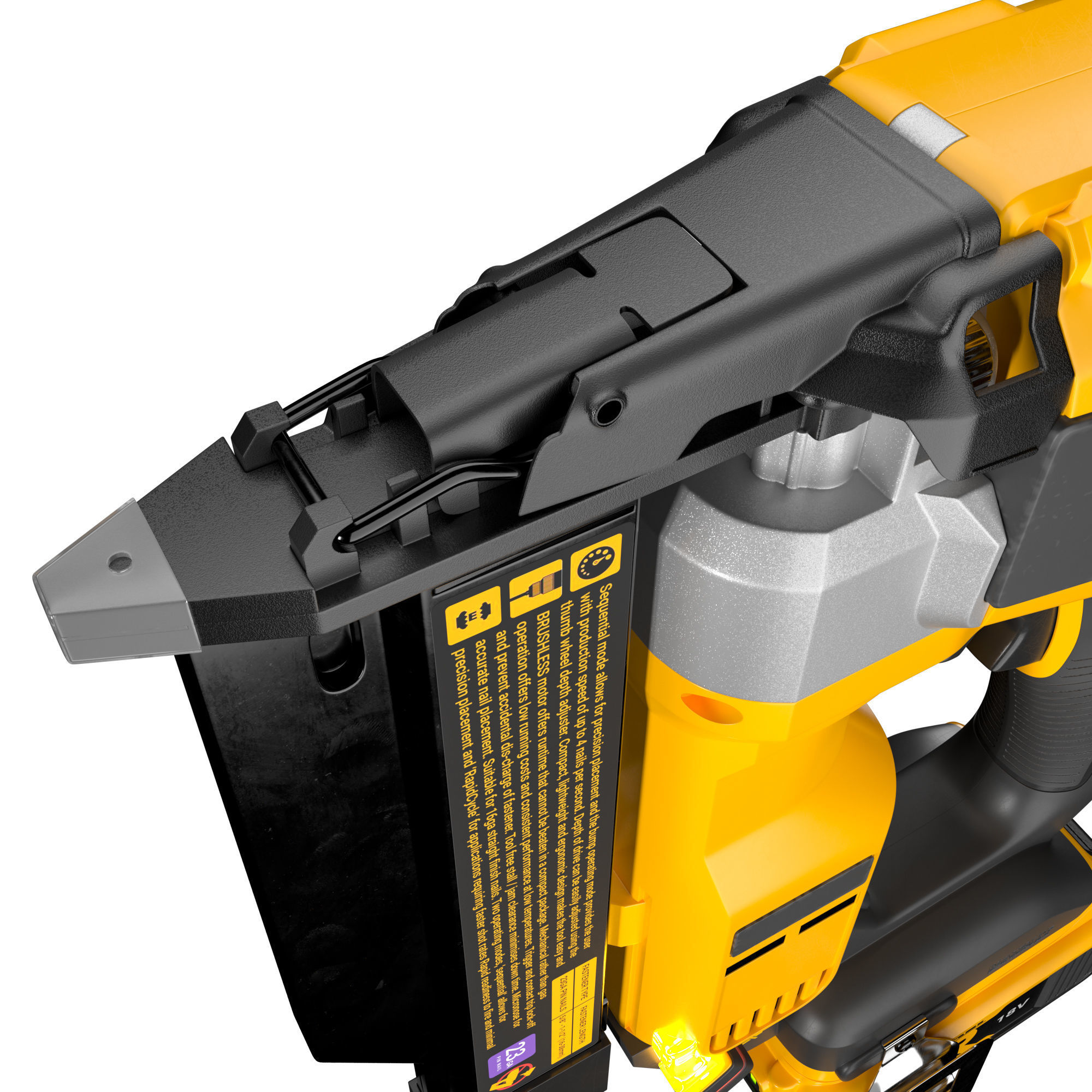 Dewalt nailgun 3D model CGTrader