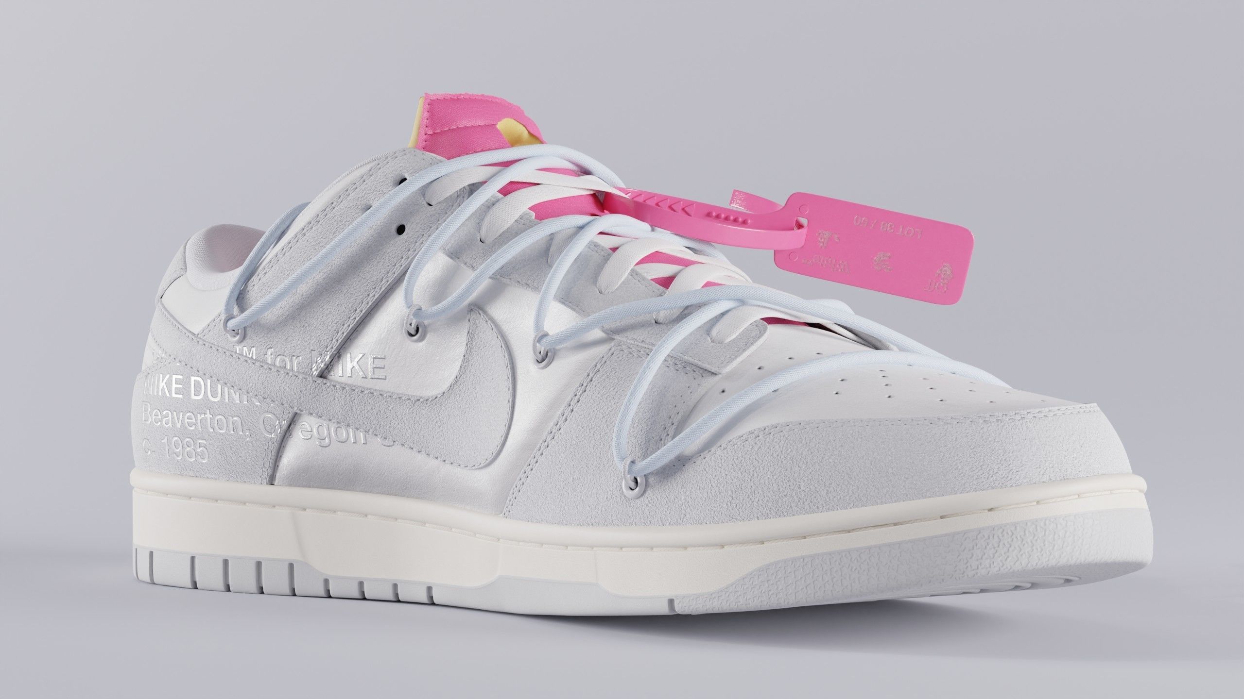 dunk off white lot 38