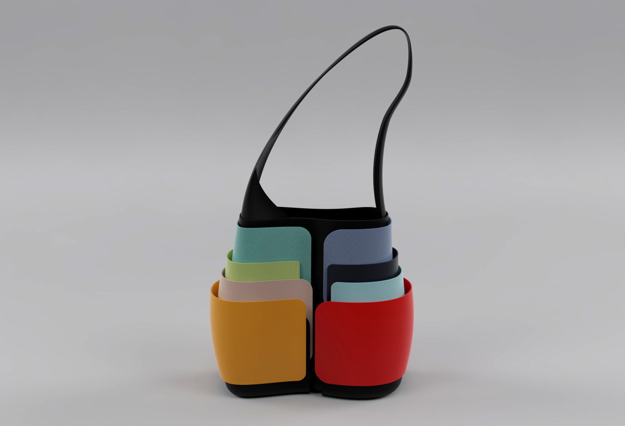 modern bag 3D model CGTrader