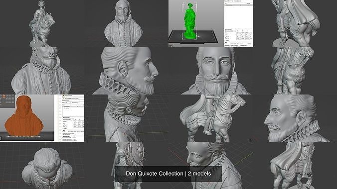 Don Quixote Collection | CGTrader