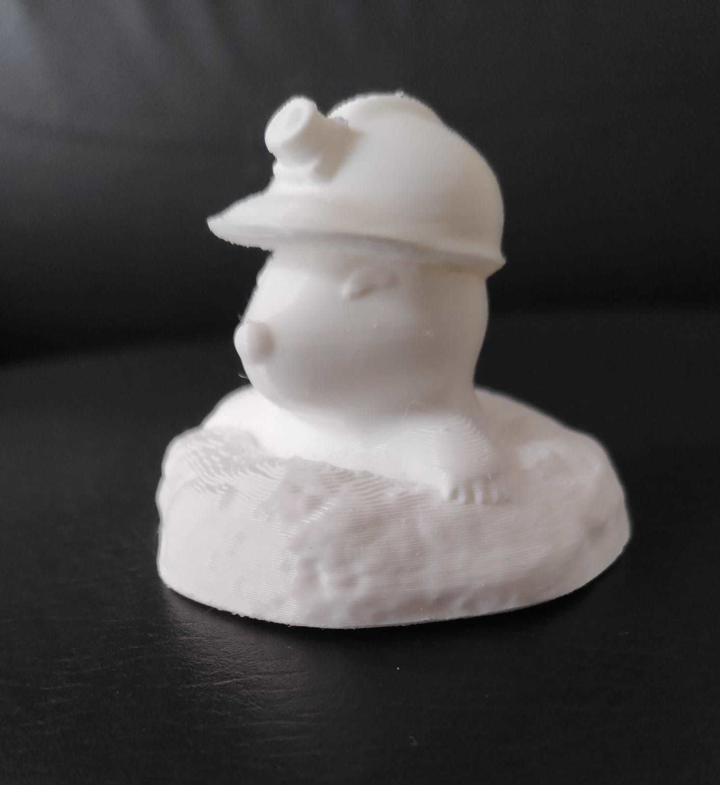 Mole with Helmet 3D model 3D printable | CGTrader