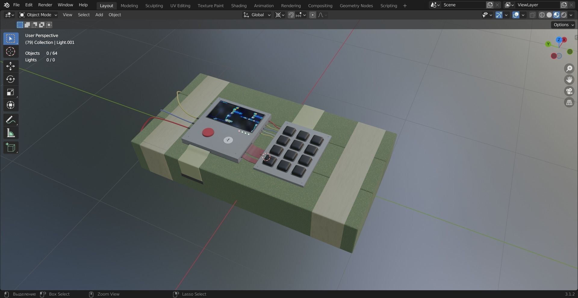 Bomb c4 3d blender free 3D model | CGTrader