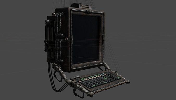 Computer Terminal 3D model | CGTrader