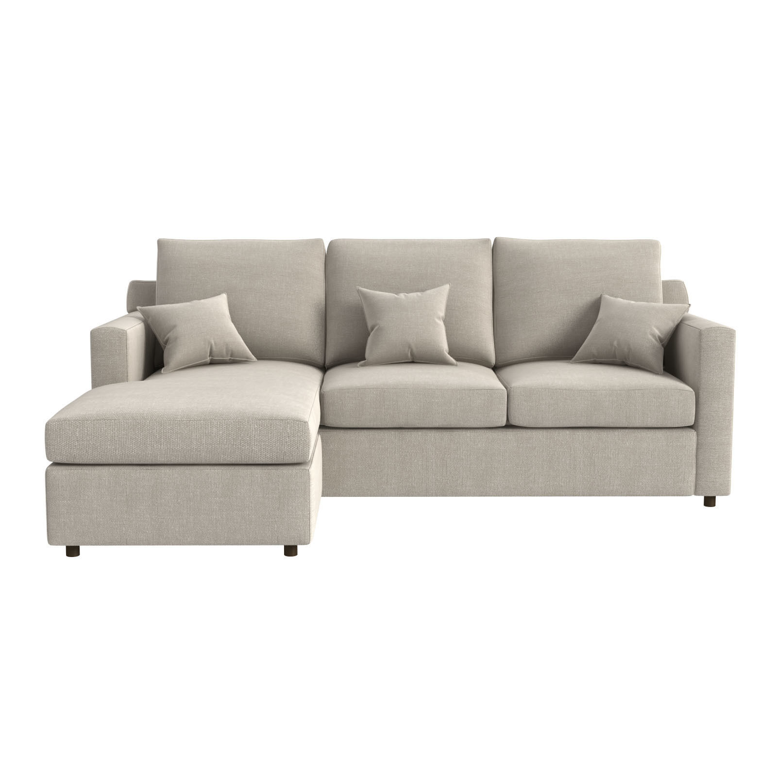 Crate And Barrel Barrett II Reversible Sectional corner sofa 3D model