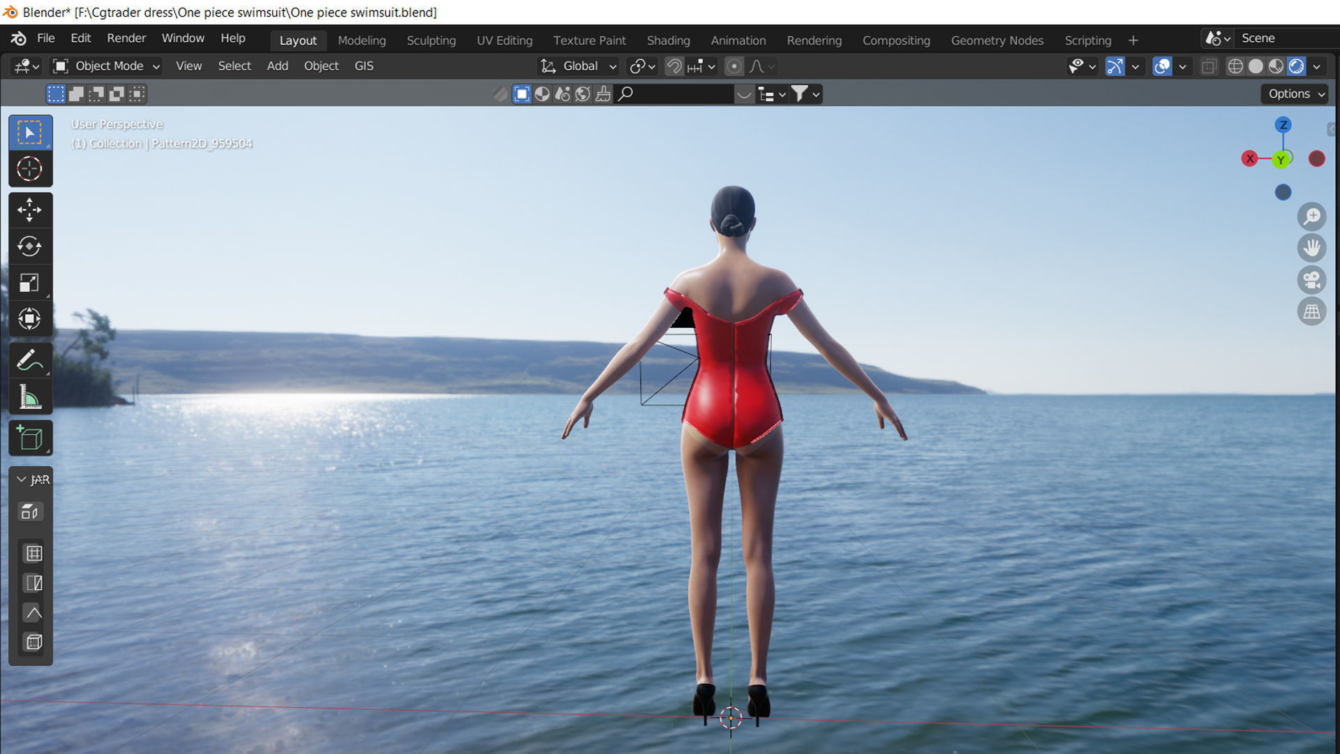 3D Ball,Women's One-piece Swimsuit (AOP)