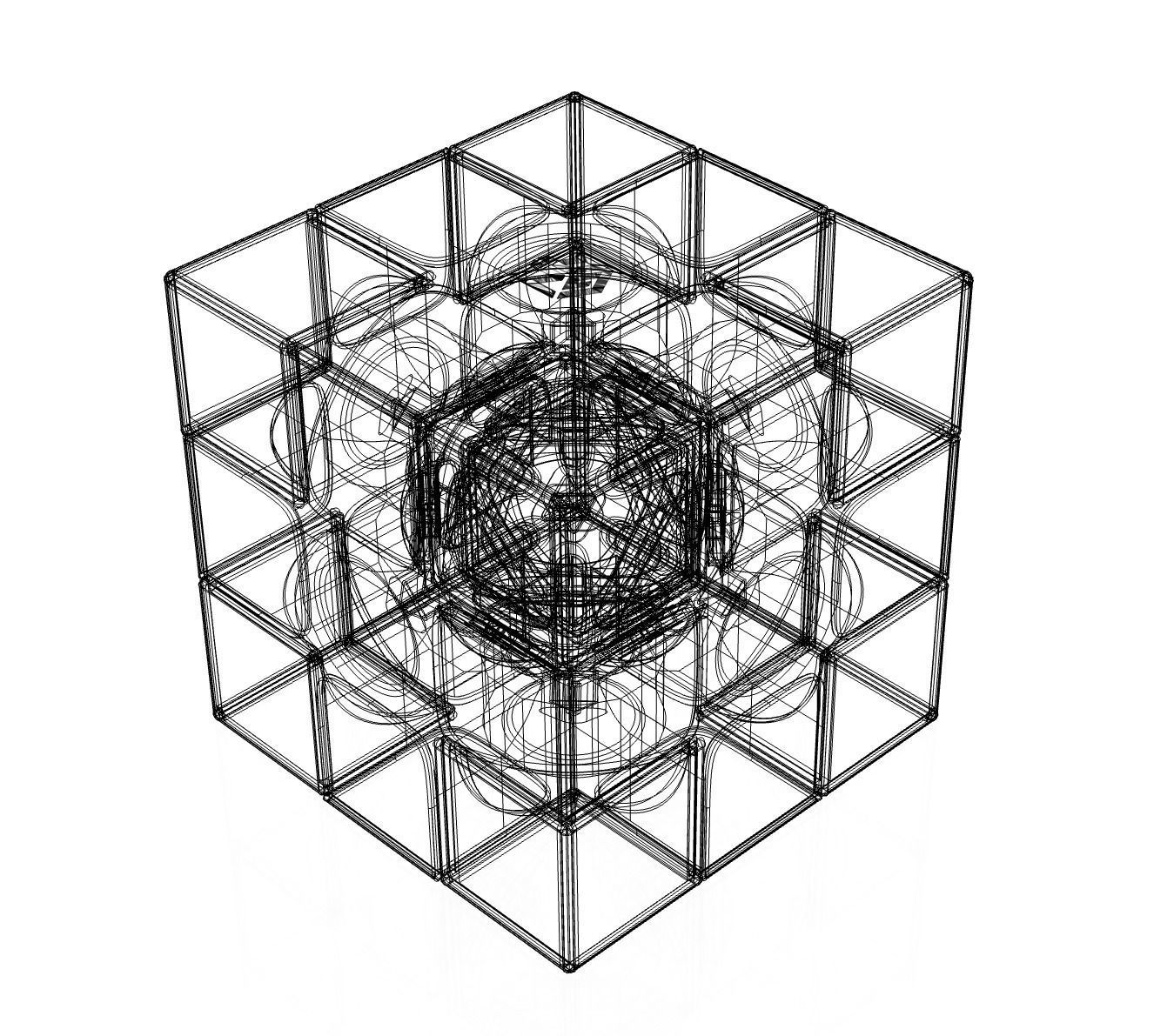 GAN 13 Cube Concept Model 3D model CGTrader