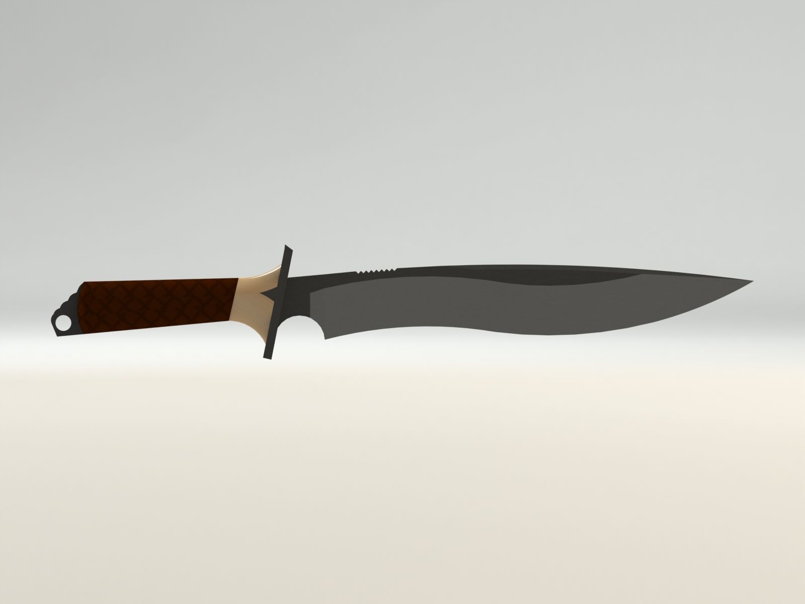 classic knife 3D model 3D printable | CGTrader