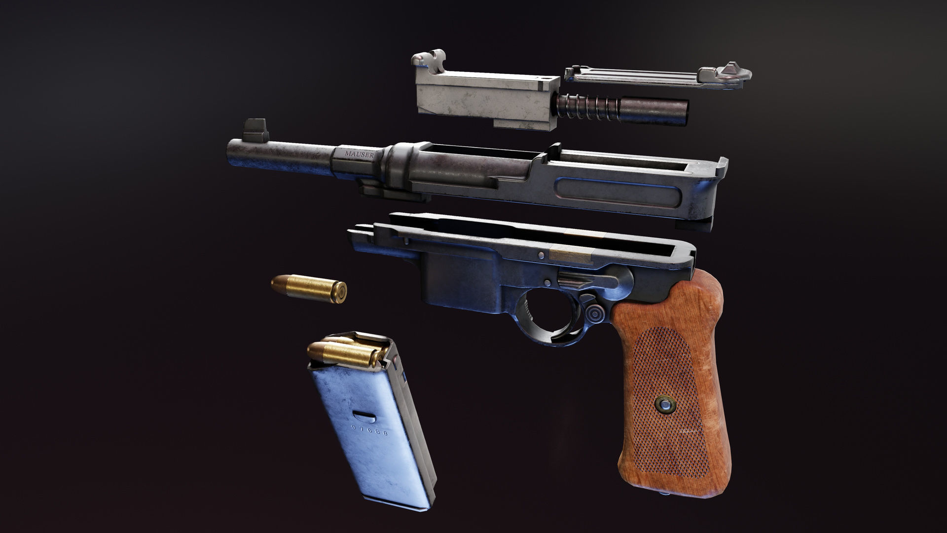 3D model Mauser 06 08 VR / AR / low-poly | CGTrader