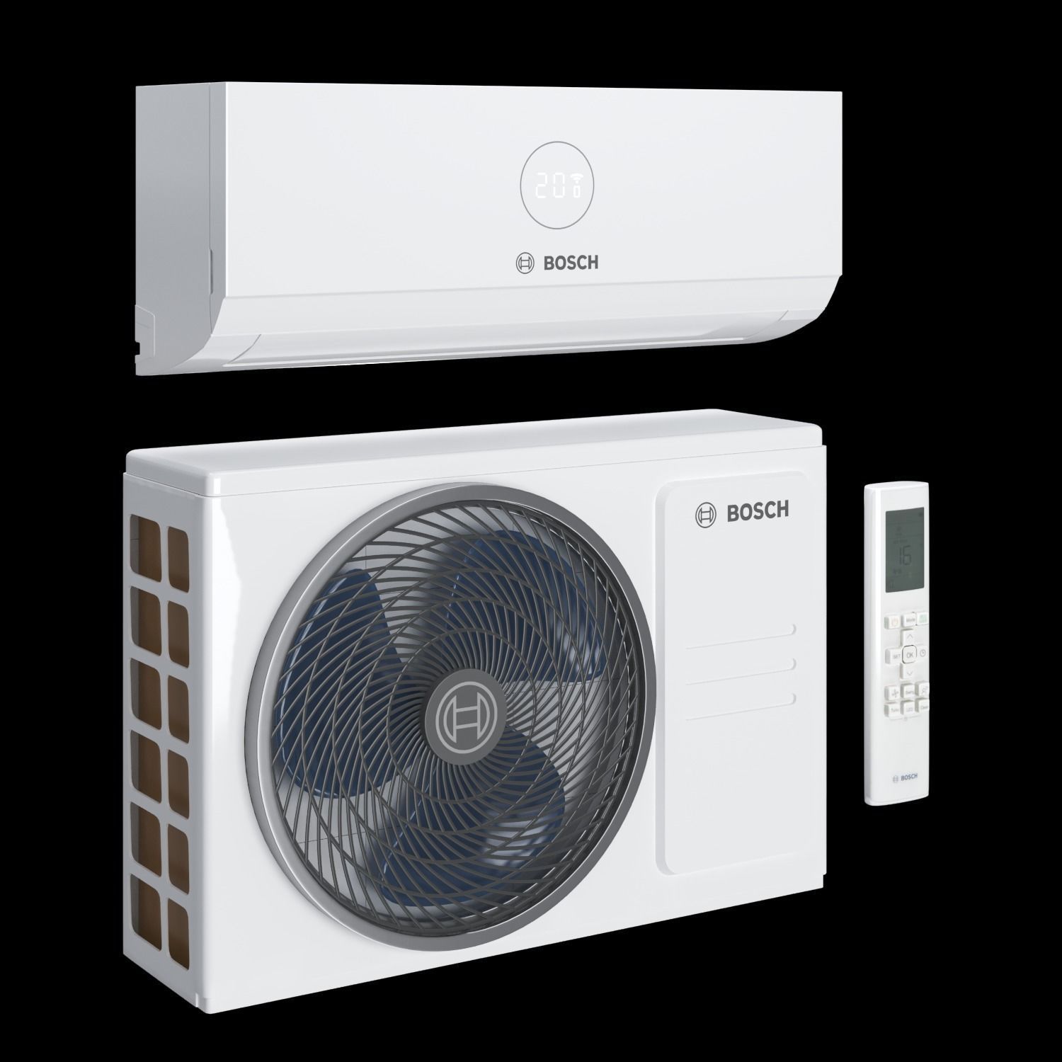SET 25 MODELS Air conditioner 3D model CGTrader