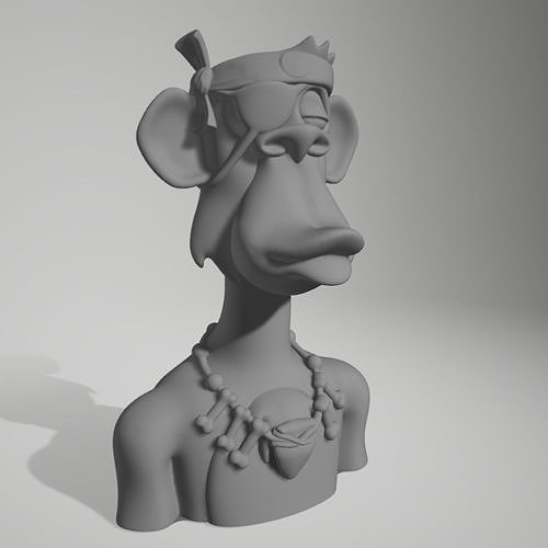 Bored Ape Bust - Eyepatch Indian