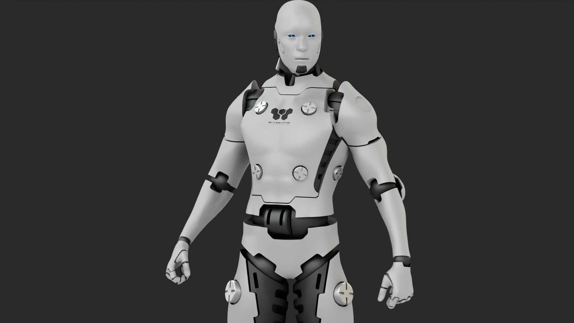 META HUMAN BOT RIGGED 3D model rigged | CGTrader