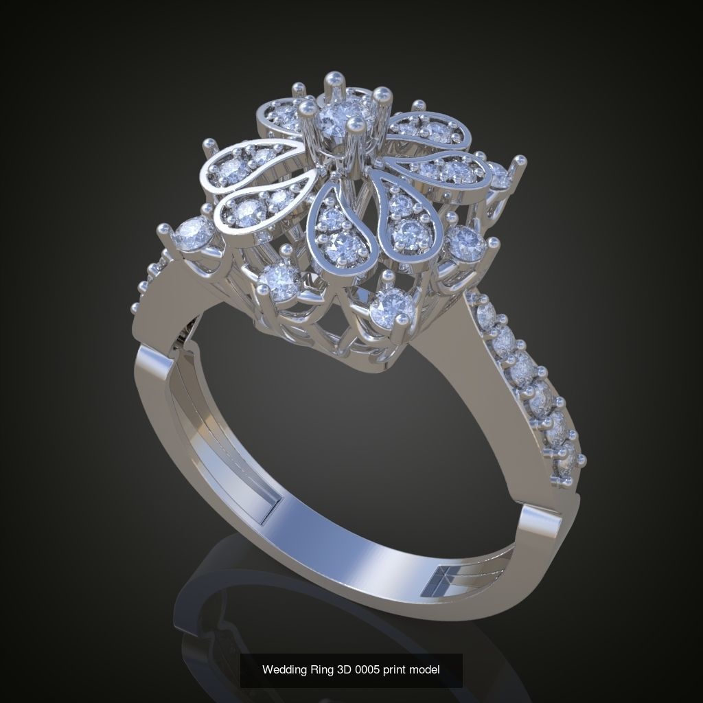 My 200 Beautiful and graceful 3d printable ring models 3D Model ...