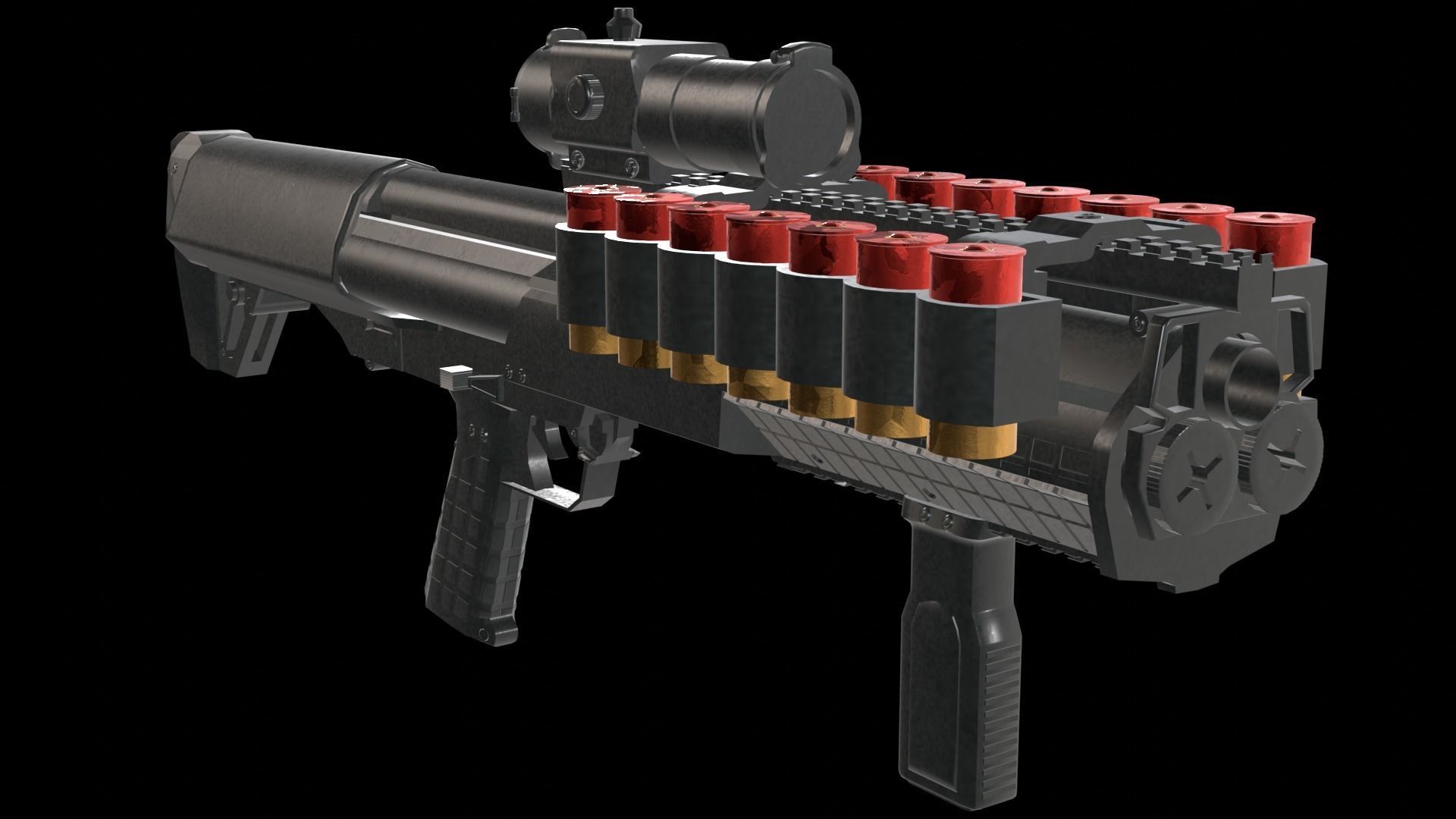 Kel-Tec KSG 3D model | CGTrader