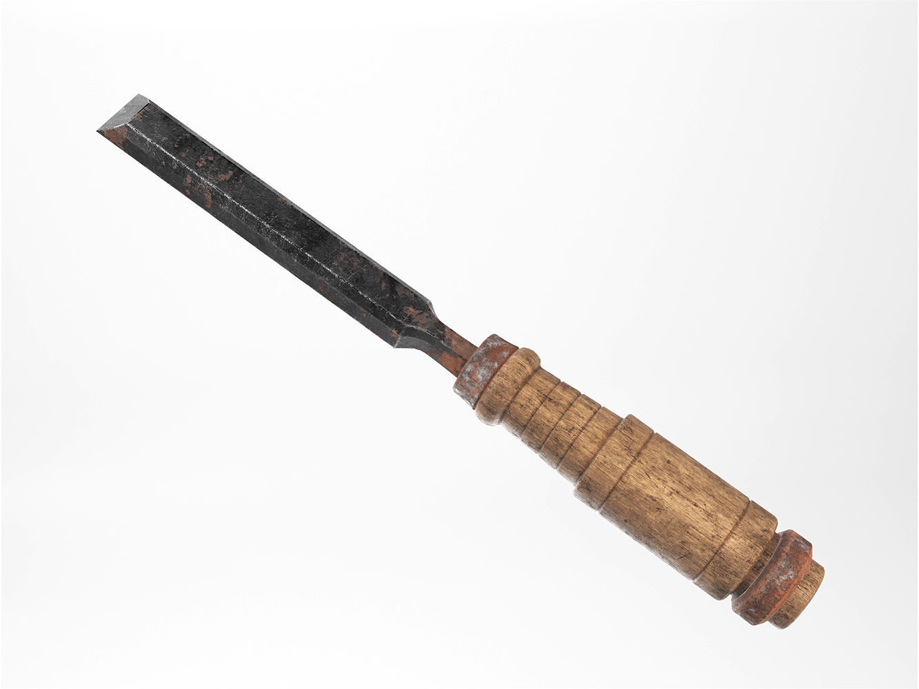 3D model Old Rusty Chisel Set 3D Models VR / AR / low-poly | CGTrader