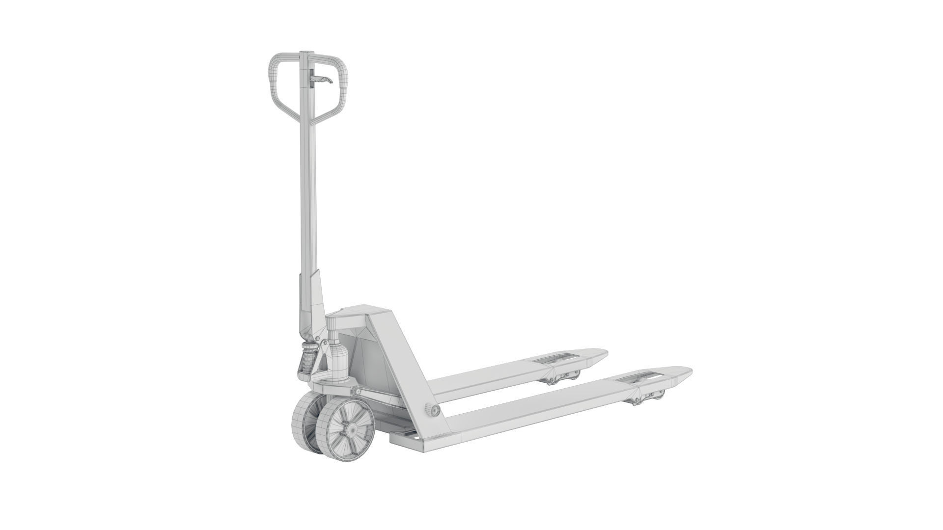 Hand Pallet Trucks 3D model CGTrader