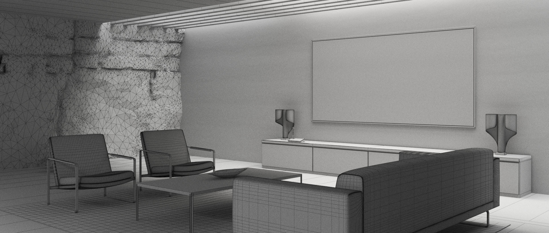 Ex Machina Pollock Disco Room 3D model CGTrader