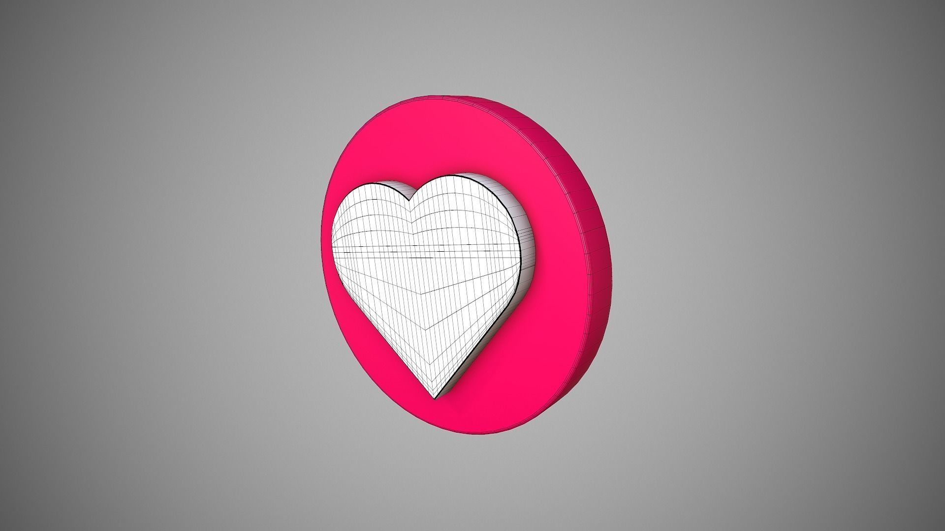 3D model Heart Icon Like VR / AR / low-poly | CGTrader