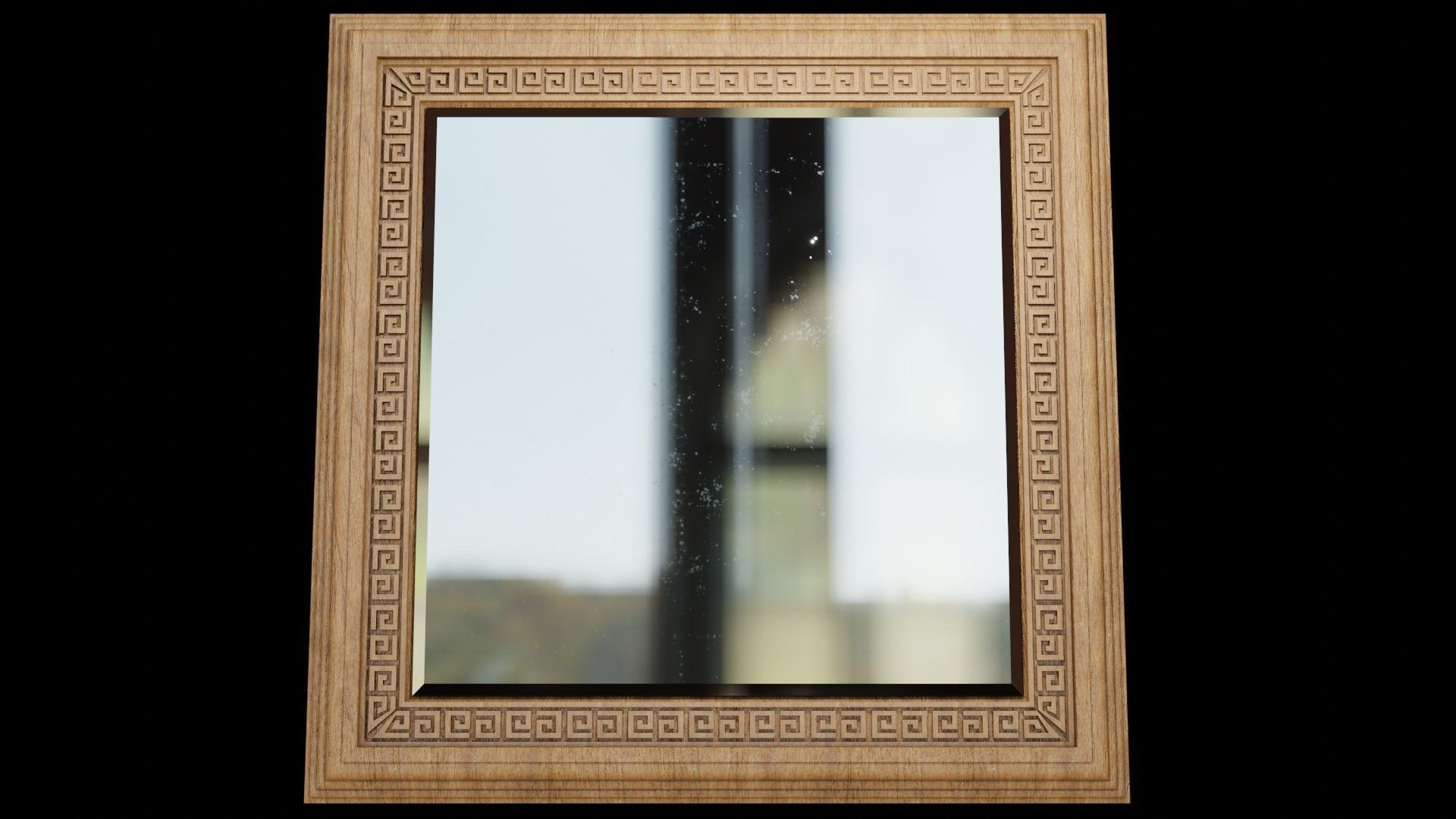 Wooden Mirror 3D Model 3D model CGTrader