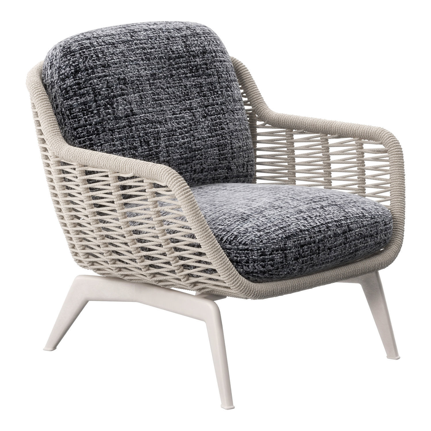 Belt Cord Outdoor armchair 3D model CGTrader