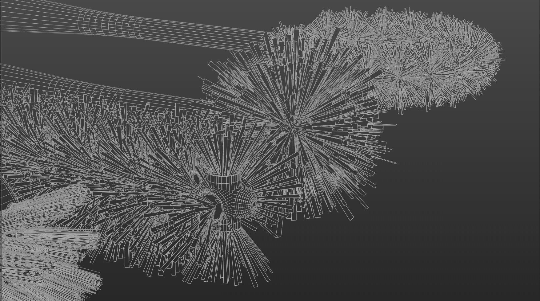 cleaning brushes 3D model CGTrader