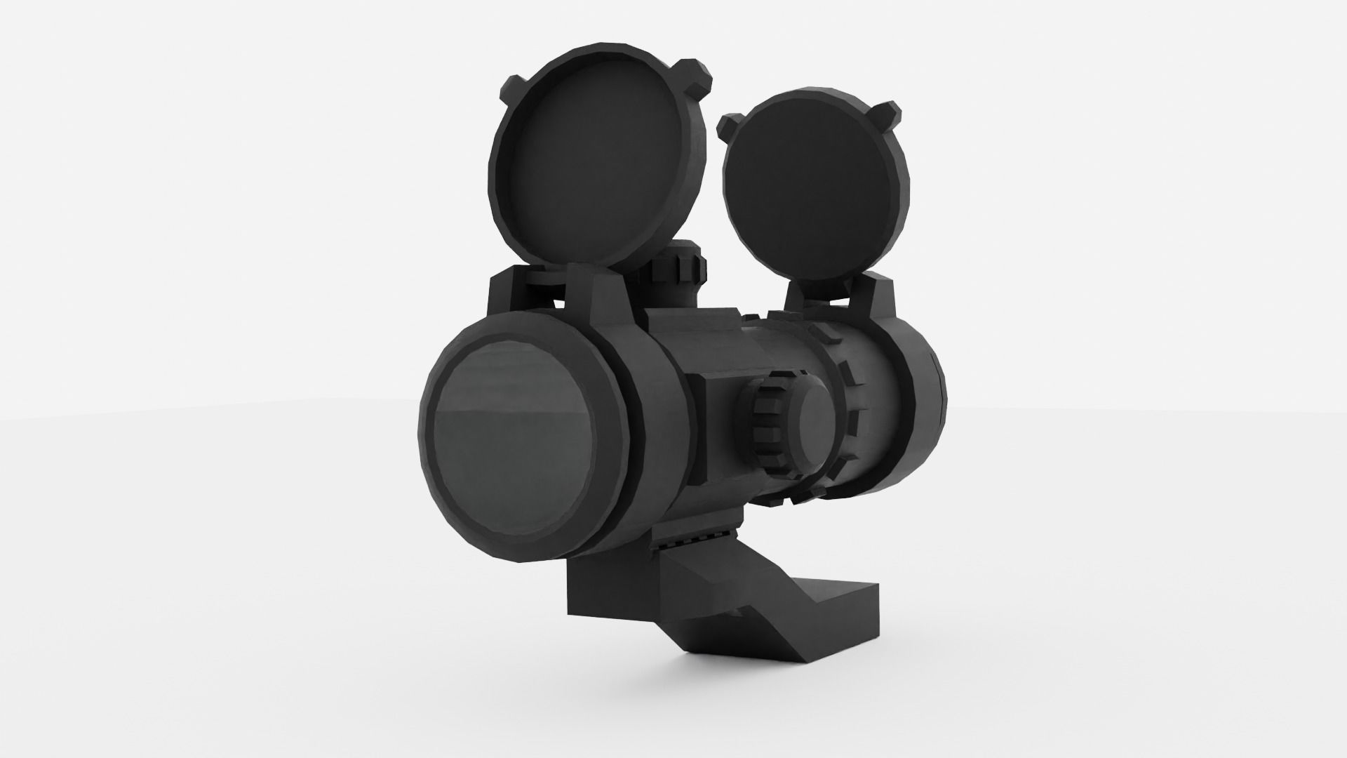 2x Red Dot Optic Sight free VR / AR / lowpoly 3D model CGTrader