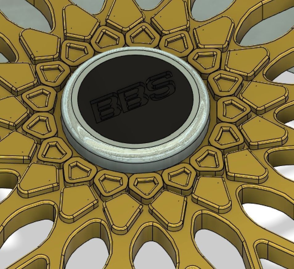 BBS Rim 3D model 3D printable | CGTrader