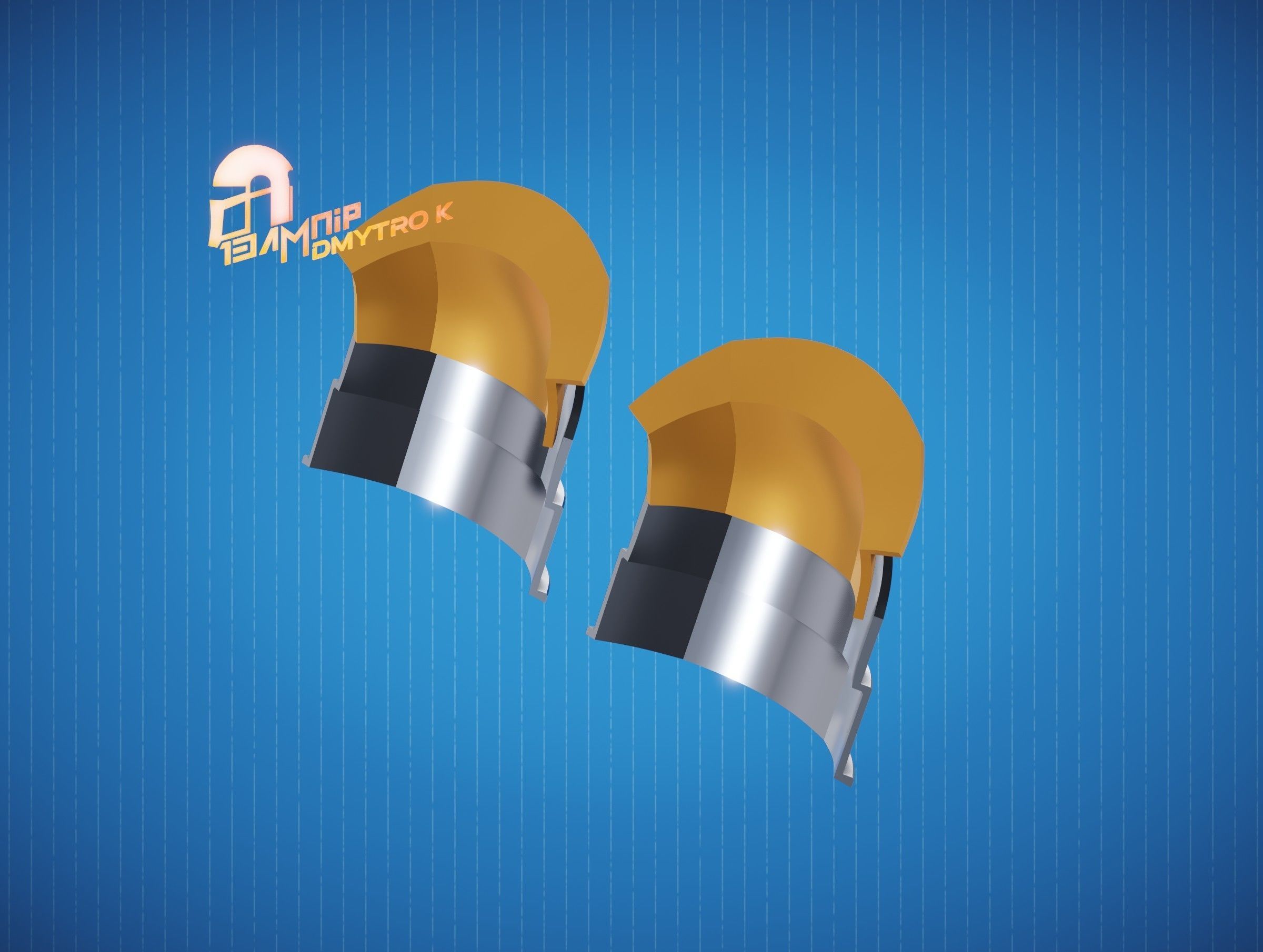 Custom Mandalorian Shoulder Armor 3D model 3D printable | CGTrader