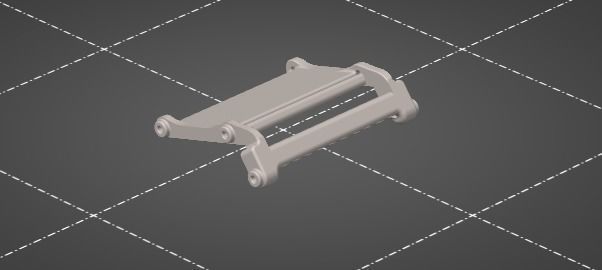 scx24 lowered esc mount 3D model 3D printable | CGTrader