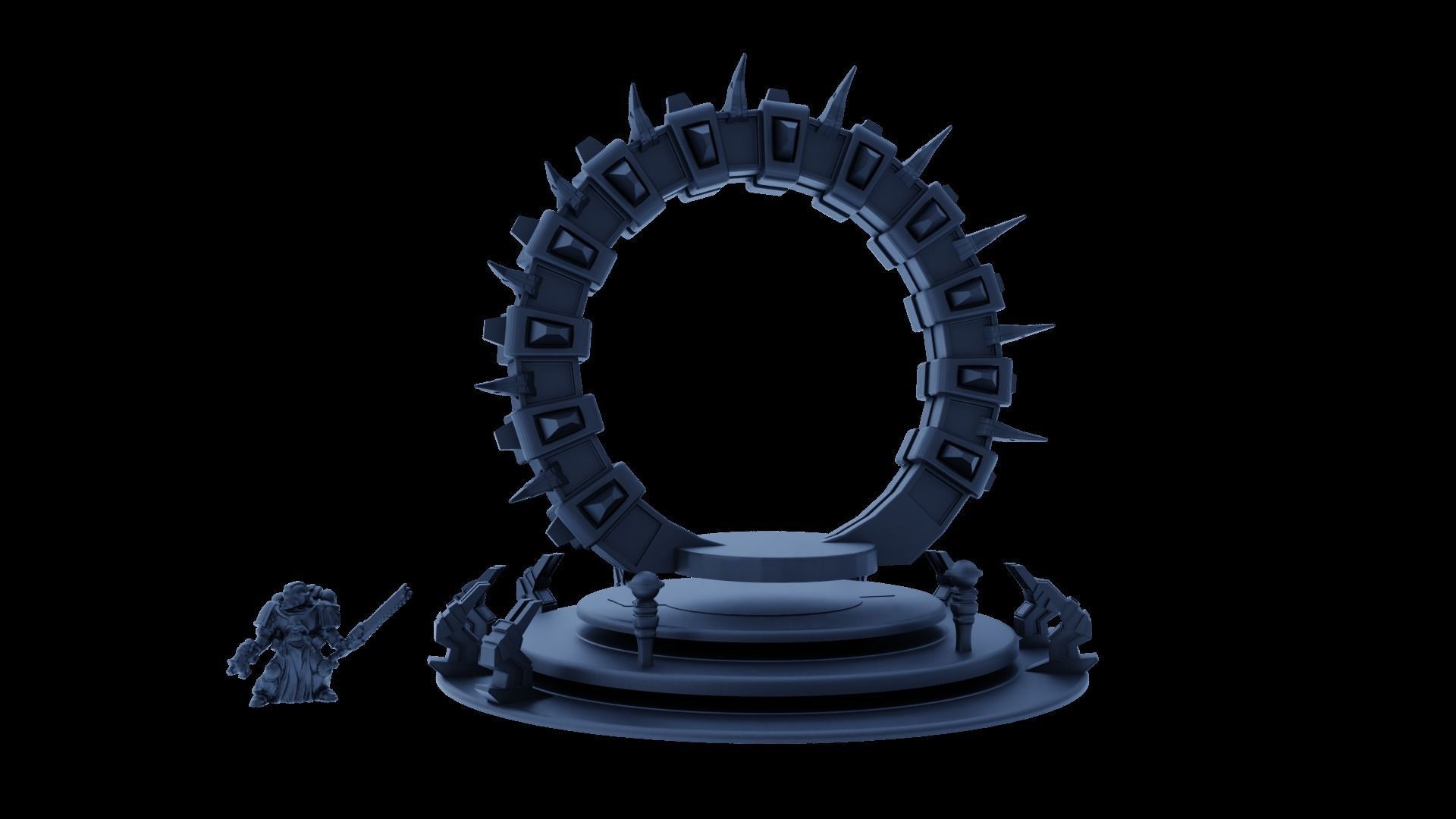 Portal Gate 3D print model 3D model 3D printable | CGTrader