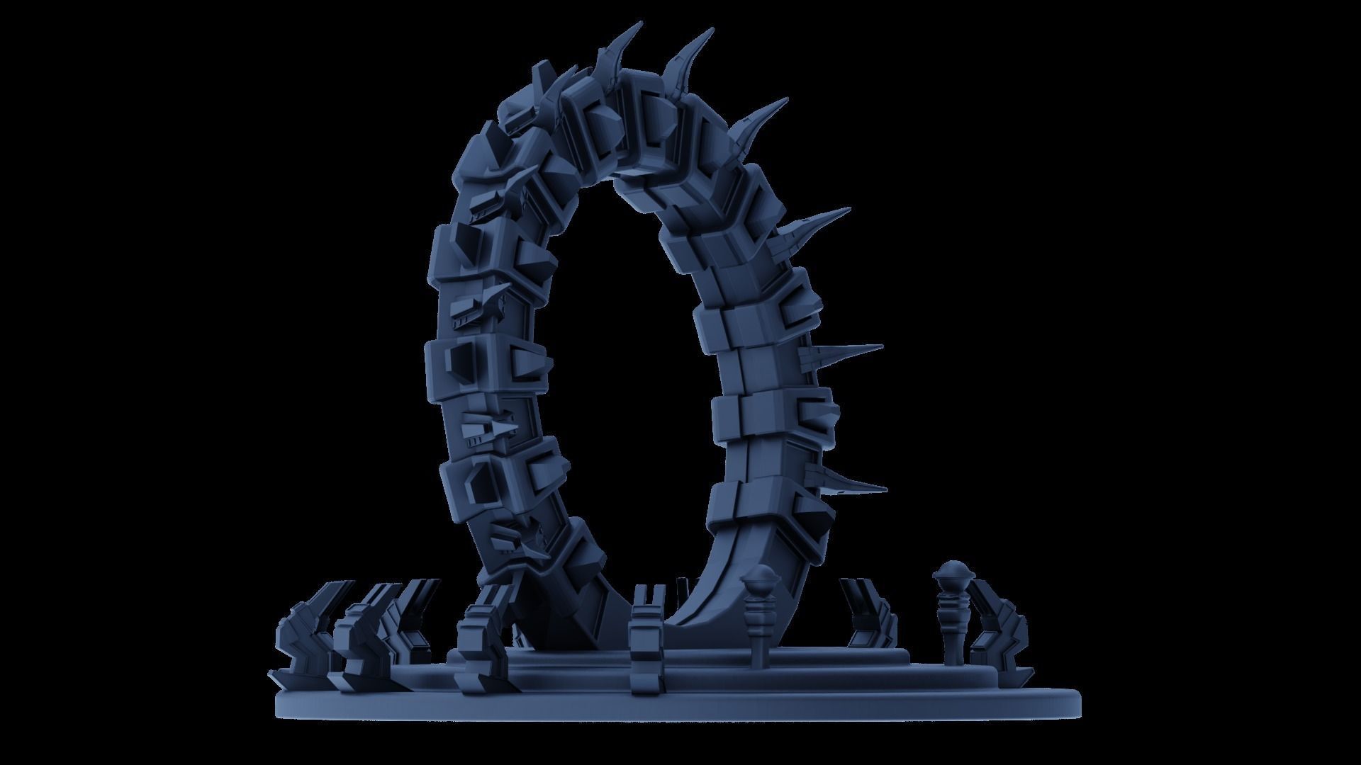 Portal Gate 3D print model 3D model 3D printable | CGTrader