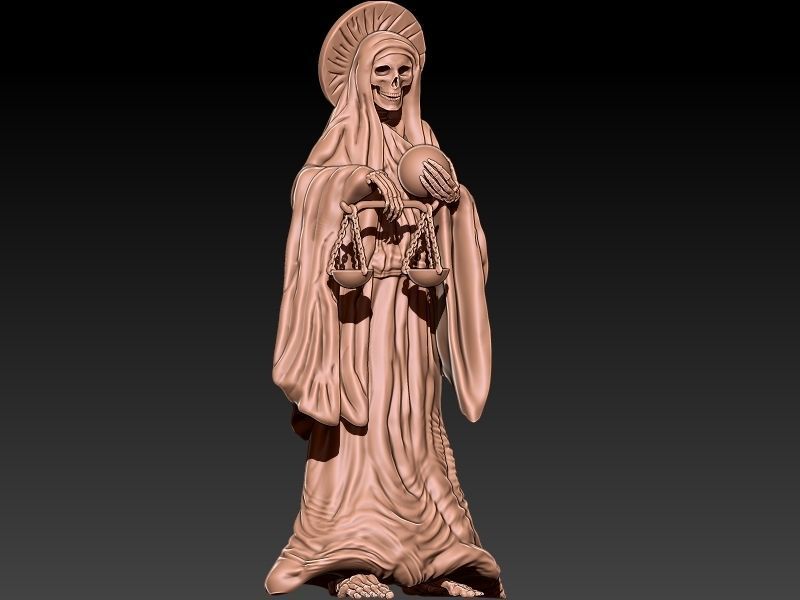 Patch Santa Muerte 3D JTG - En Caoutchouc Souple - Pour Veste, Sac, Casquette - Style Airsoft Milsim - 5