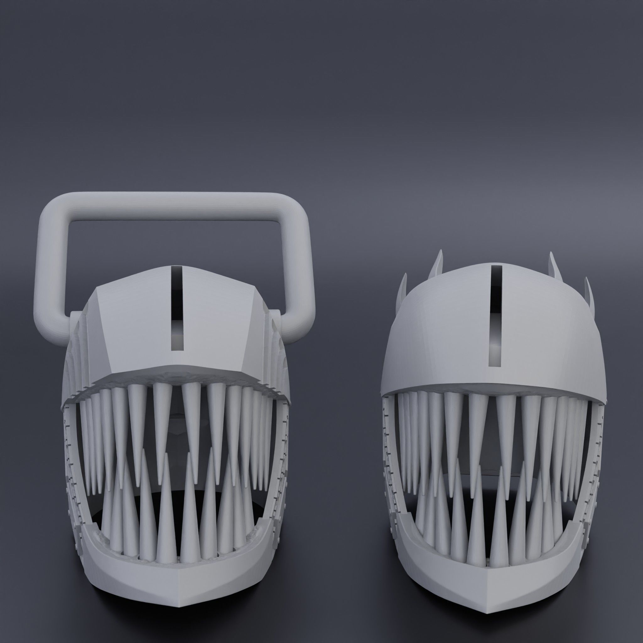 Chainsaw man Devil Denji helmets 3D model 3D printable CGTrader