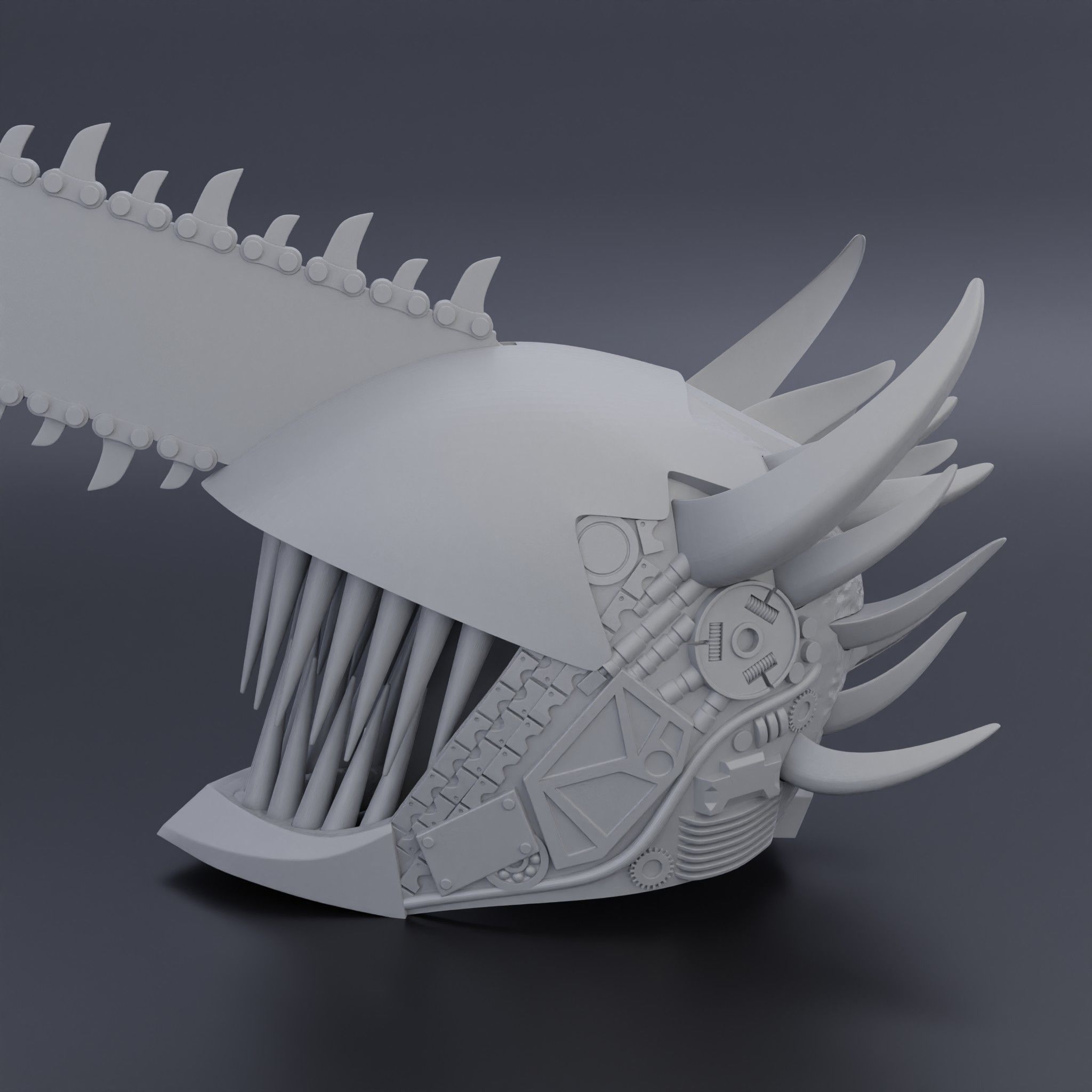 Chainsaw man Devil Denji helmets 3D model 3D printable CGTrader