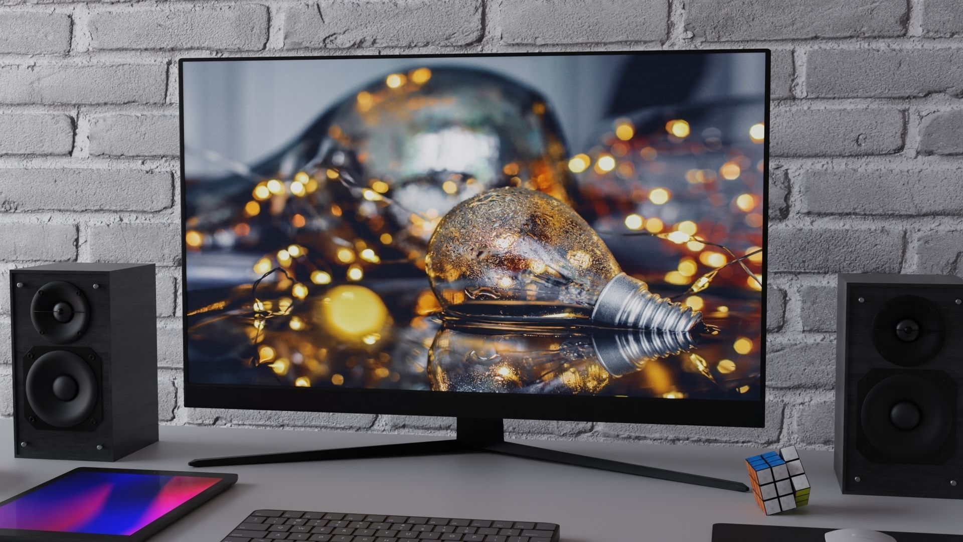 3D model Low-poly Computer Monitor by Nikdox VR / AR / low-poly | CGTrader