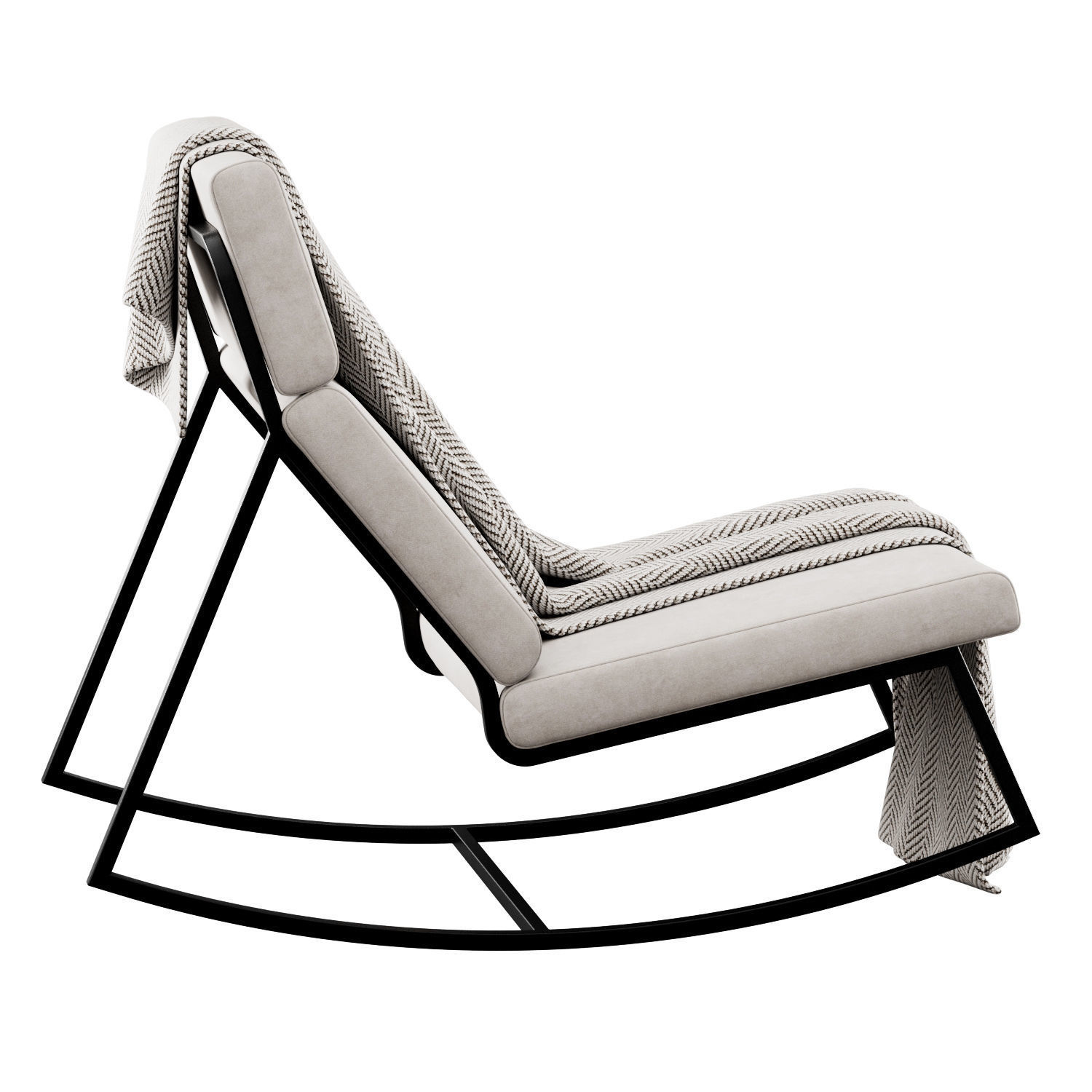GT Rocker Chair By Gus Modern 3D model | CGTrader