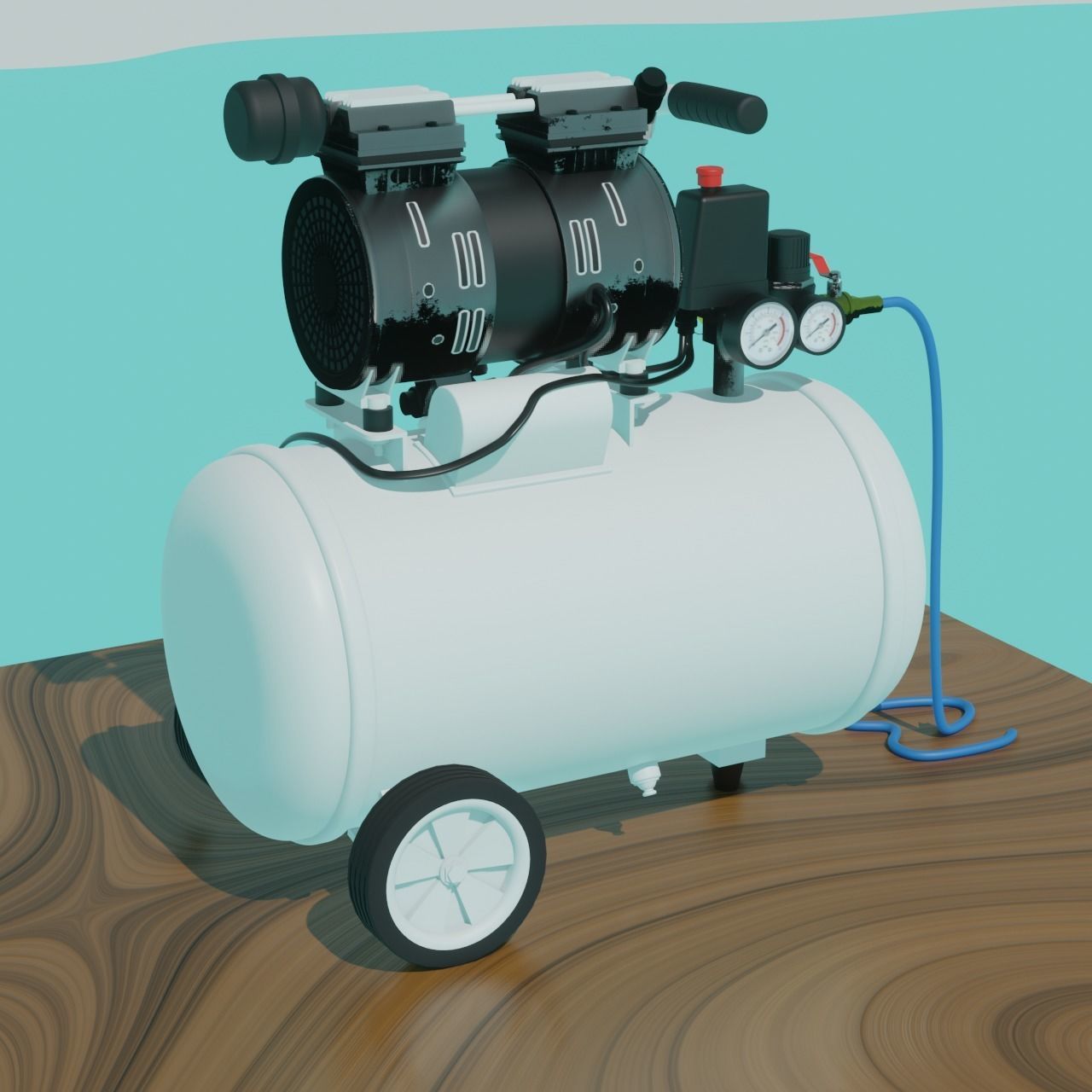 Air Compressor 3D model | CGTrader