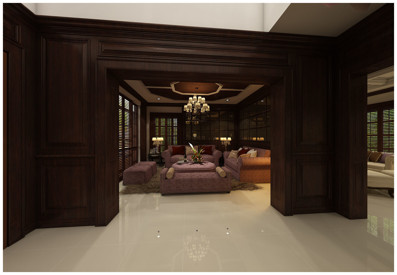 big house decoration 3D model CGTrader