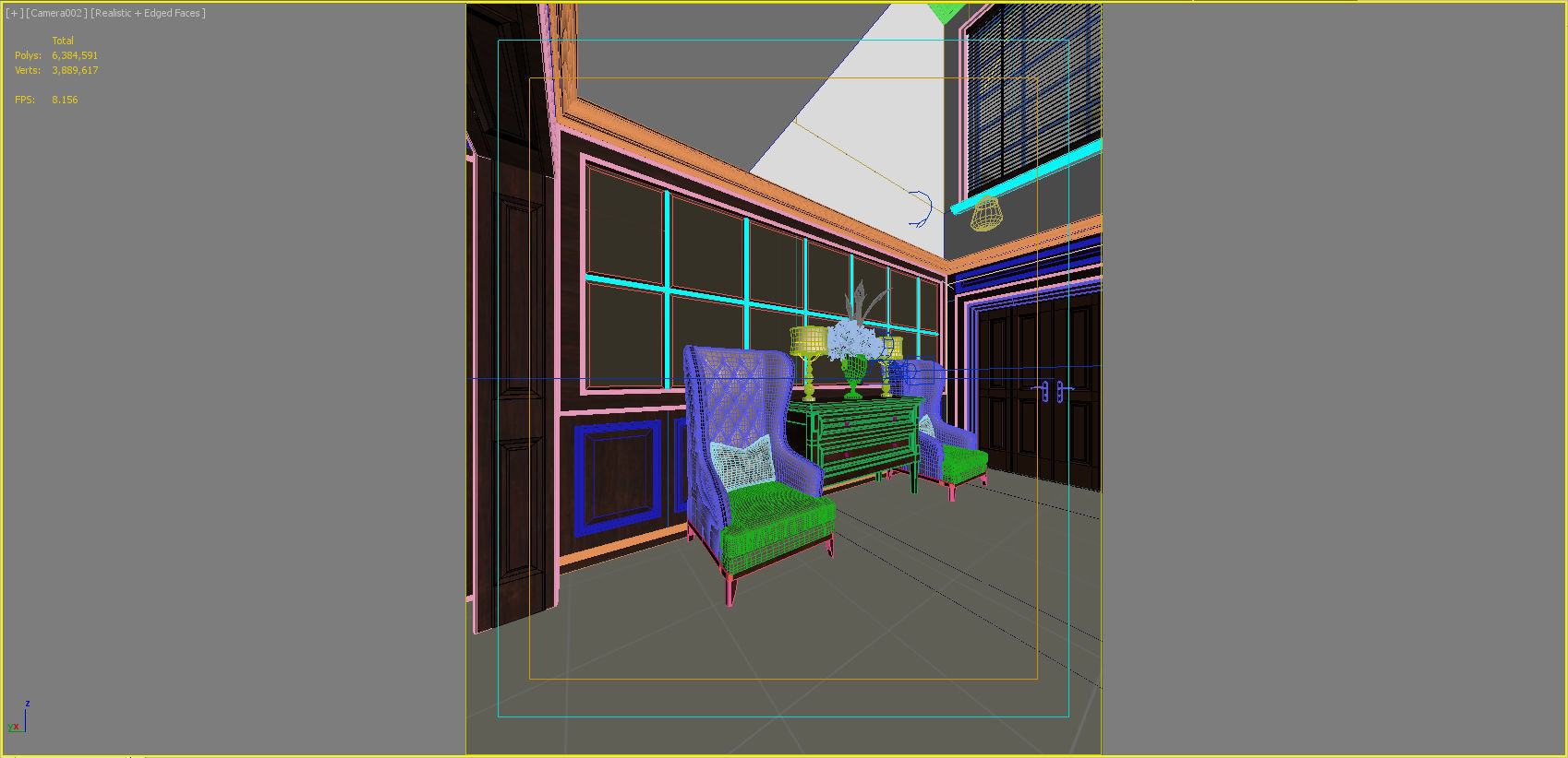 big house decoration 3D model CGTrader