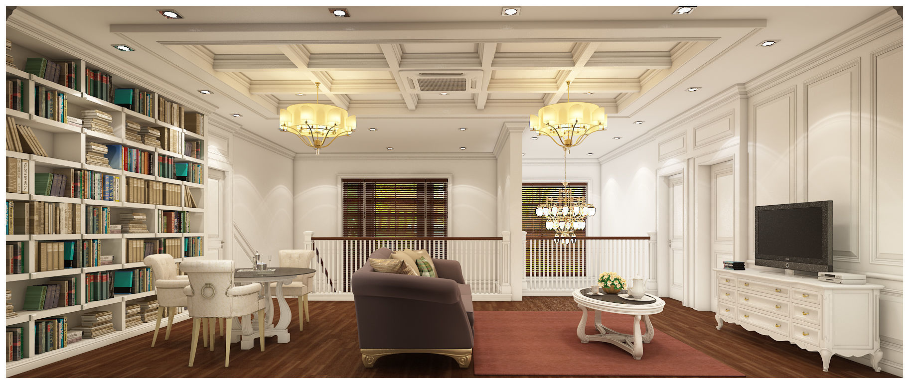 big house decoration 3D model CGTrader