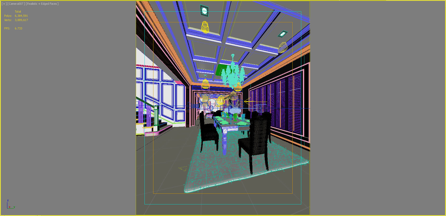 big house decoration 3D model CGTrader