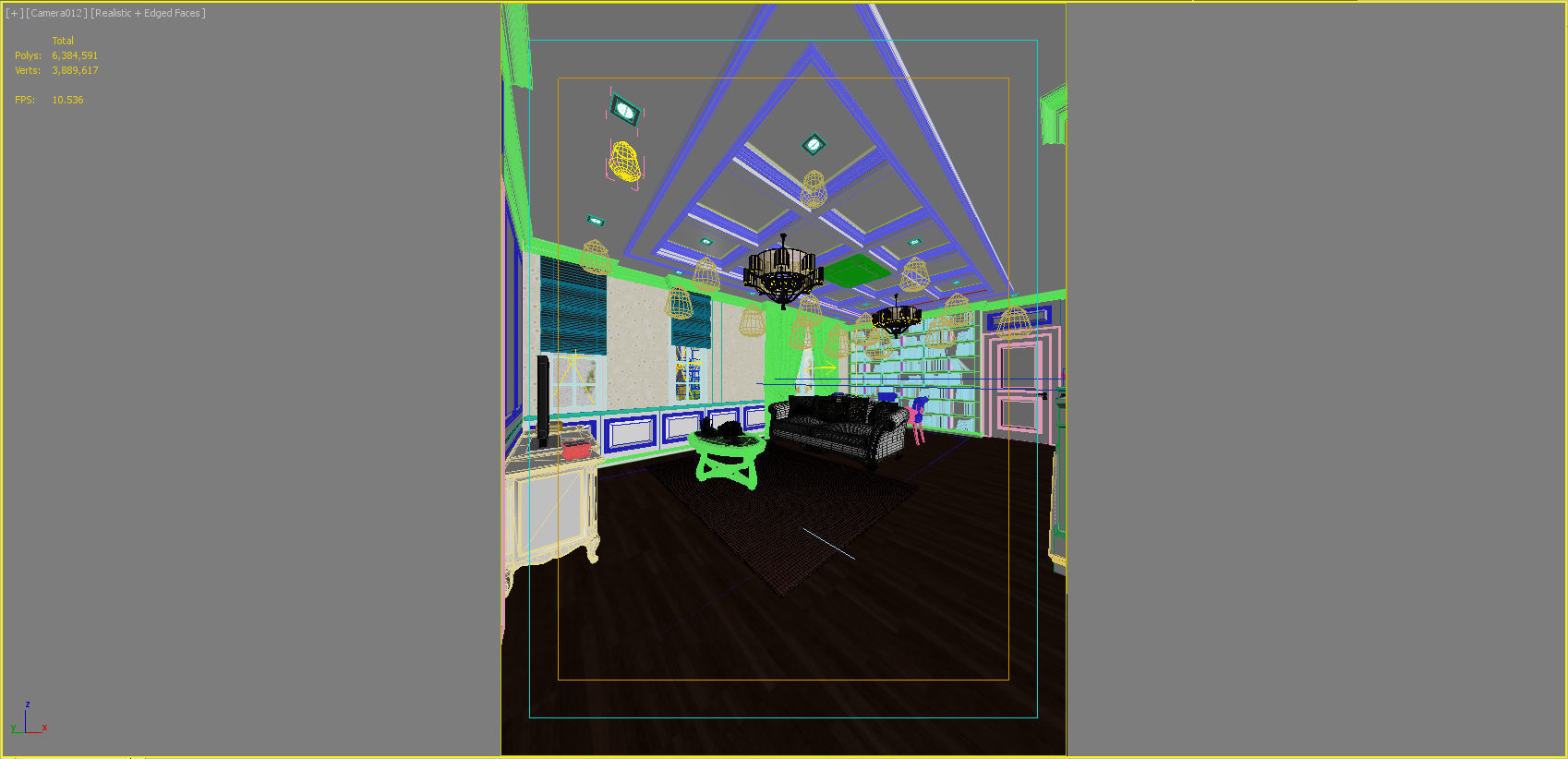 big house decoration 3D model CGTrader