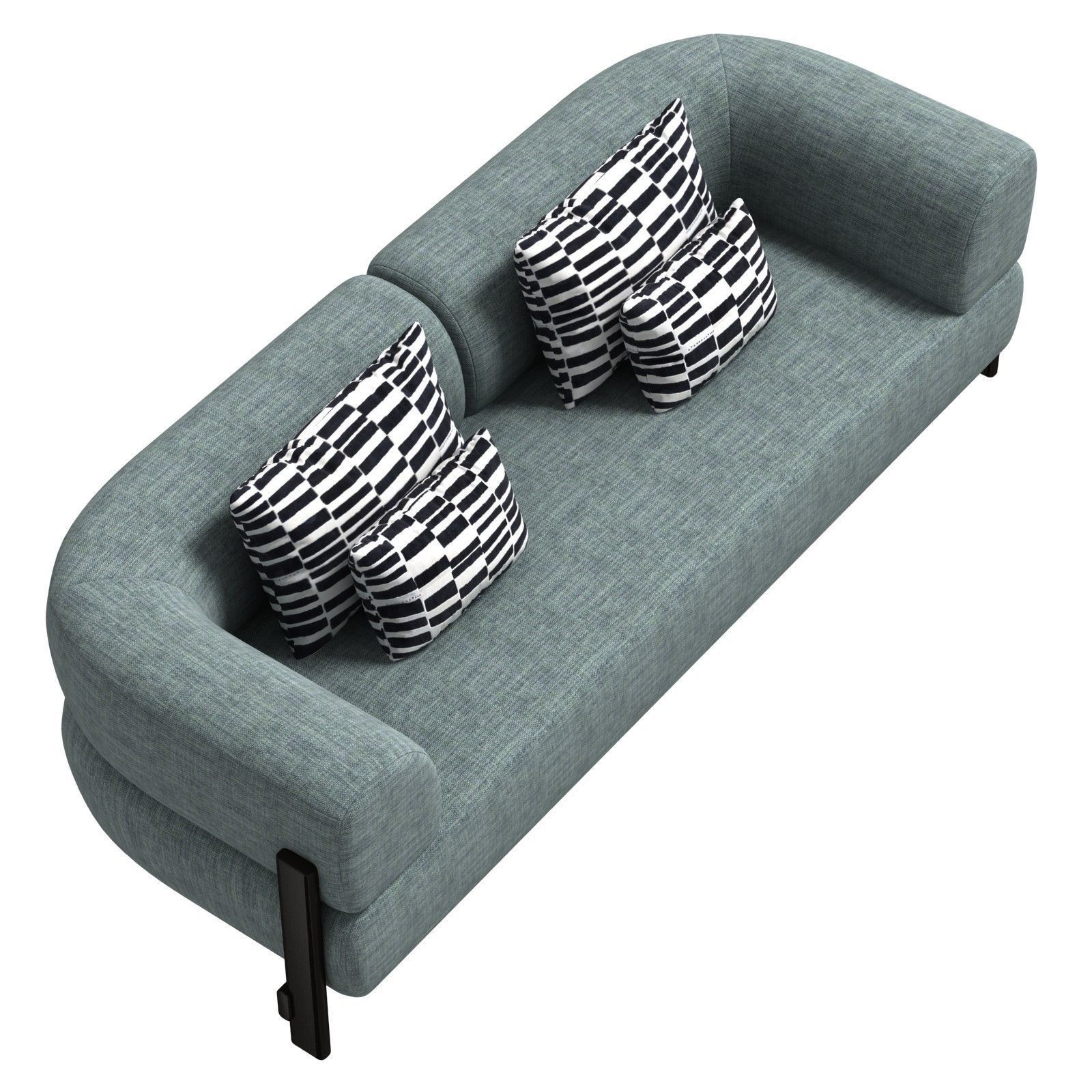 Elephant Sofa 3Seater Karimoku New Standard 3D model CGTrader